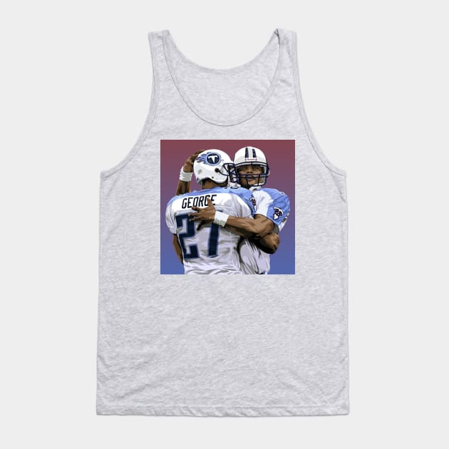 Eddie George & Steve McNair RIP Tank Top by Carl Cordes